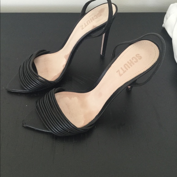 New Schutz black slingback heels - Picture 1 of 3